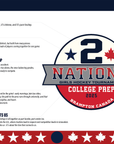 2 NATIONS College Prep Hoodie : Presale Exclusive -Heather Grey