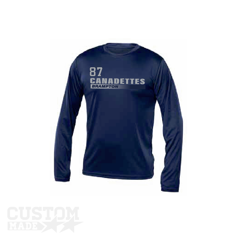 BRAMPTON CANADETTES - TRAINING DAY TECH LONG SLEEVE TEE