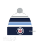 BRAMPTON CANADETTES - DELUXE STRIPED POM POM BEANIE 26'