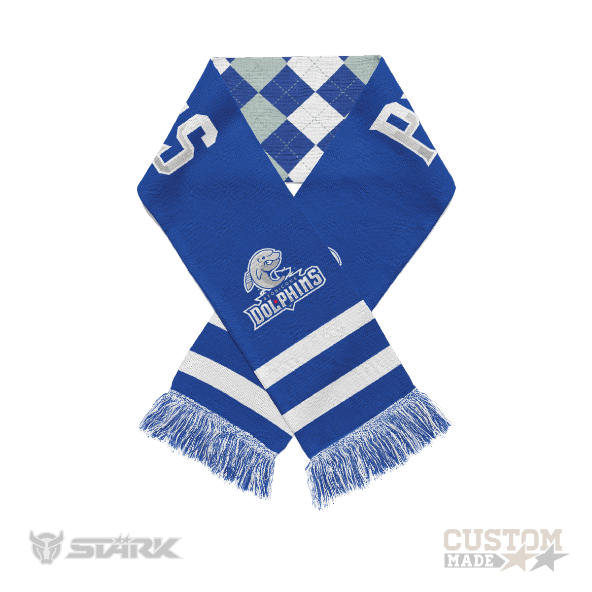 ETOBICOKE DOLPHINS - ARGYLE SCARF – Stark Hockey